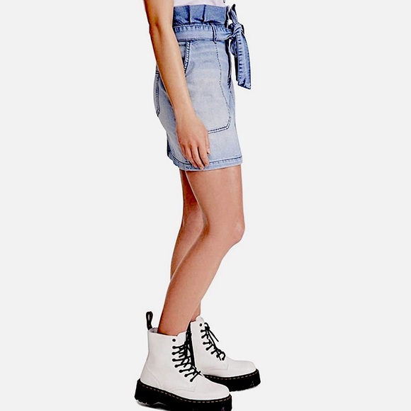 FREE PEOPLE NWT Jean Mini skirt SIZE:0 - Picture 12 of 12